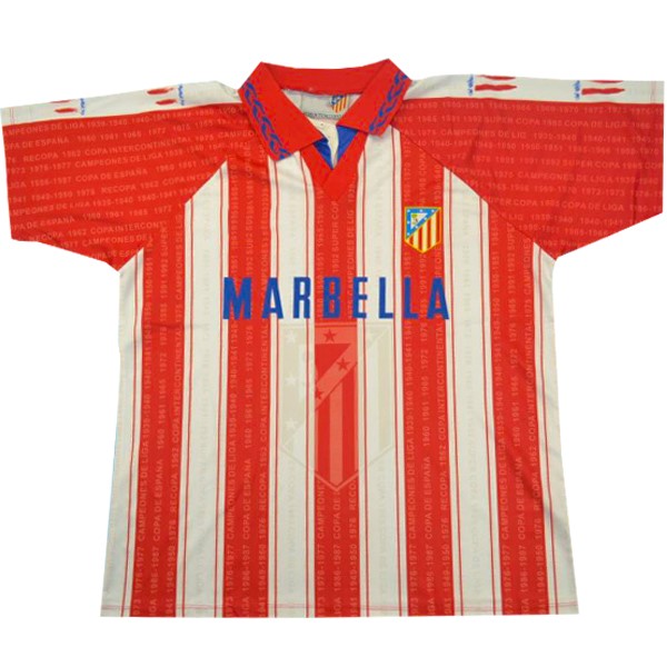 Tailandia Camiseta Atletico Madrid 1ª Retro 1995 1996 Rojo